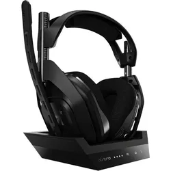 ASTRO Gaming A50 Wireless Headset + Gaming-Ladestation schwarz für PS5 (HDMI-Adapter erforderlich), PS4, PC, Mac