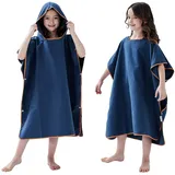 YINHANG Kinder Handtuch mit Kapuzen, Microfaser Poncho Handtuch Surfen Schwimmen Badetuch schnell trocknend Strand Handtuch für Jungen und Mädchen