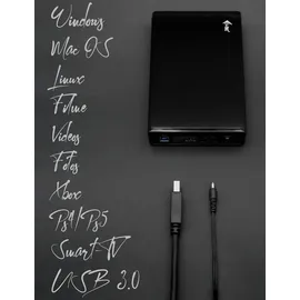 iTEC i-Tec 2.5TB 3.5' externe Festplatte USB 3.0, 64MB Cache, MYSAFE35U401, 2500GB - schwarz