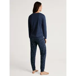CALIDA Sweet Dreams Schlafanzug Blau 36/38