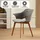 Albatros Esszimmerstuhl, Grau Kunststoff, 64x76x57 cm, Esszimmer Stühle, Esszimmerstühle 4er Set AALBORG, - Beine aus Buche Massiv-Holz, Skandinavisches Retro-Design, bequemer Schalenstuhl - Eleganter Küchenstuhl, Stuhl für Esstisch