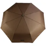 HUGO BOSS Regenschirm Double B Pocket Umbrella Camel