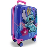 Disney - Koffer Stitch - Trolley Reisekoffer für Kinder - Kinderkoffer - Kindergepäck - Kinder Koffer mit Rollen - Kinder Trolley mädchen - Kindertrolley - Children's Luggage - Reisetrolley Kinder