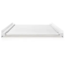 Nedis WASK120WT Zwischenbaurahmen für Waschmaschine und Trockner, Weiß, 605 mm