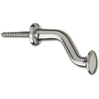 grundmann Fensterschutzkopf zum Einschrauben - Aluminium poliert , 60 mm