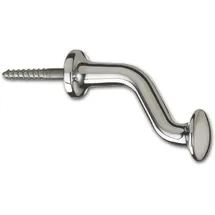 grundmann Fensterschutzkopf zum Einschrauben - Aluminium poliert , 60 mm