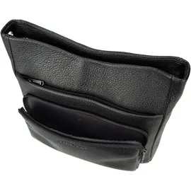 Mandarina Duck Mellow Leather Crossover Umhängetasche Leder Black/Green