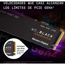 Western Digital Black SN850X 1 TB M.2 WDS100T2X0E