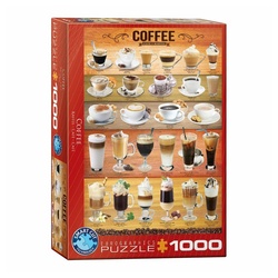 EUROGRAPHICS Puzzle Kaffee, 1000 Puzzleteile bunt