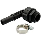 Haas Otto Zapfadapter für Wasserhähne M24 x DN20(3/4''), mit einer Schlauchschelle