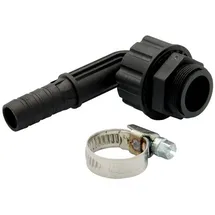Haas Otto Zapfadapter für Wasserhähne M24 x DN20(3/4''), mit einer Schlauchschelle