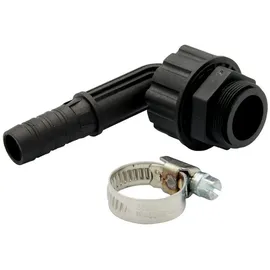 Haas Otto Zapfadapter für Wasserhähne M24 x DN20(3/4''), mit einer Schlauchschelle
