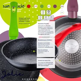 San Ignacio Jolie Topf-Set 7-tlg. 3 x Kochtopf + 4 x Pfanne