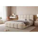yourhouse24 Polsterbett Cloud Doppelbett Bettgestell Lattenrost mit Bettkasten (Farbe: Legend 02, Größe: 140x200 cm)