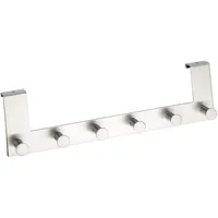 Wenko Türgarderobe Celano Edelstahl Silber