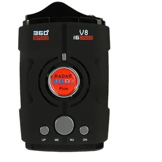 BlissfulAbode Geschwindigkeitskamera Detektor Auto Detektor 360 Grad Geschwindigkeitsmesser Warner Sprachbenachrichtigung 12V Kompakt Design
