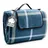 BigDean Picknickdecke Karo Design Hell 200 x 200 cm blau