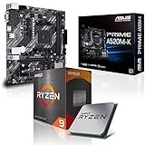 Memory PC Aufrüst-Kit Bundle Ryzen 9 5950X 16x 3.4 GHz Prozessor, 32 GB DDR4, A520M-A II Mainboard (Komplett fertig zusammengebaut inkl. Bios Update und Funktionskontrolle)