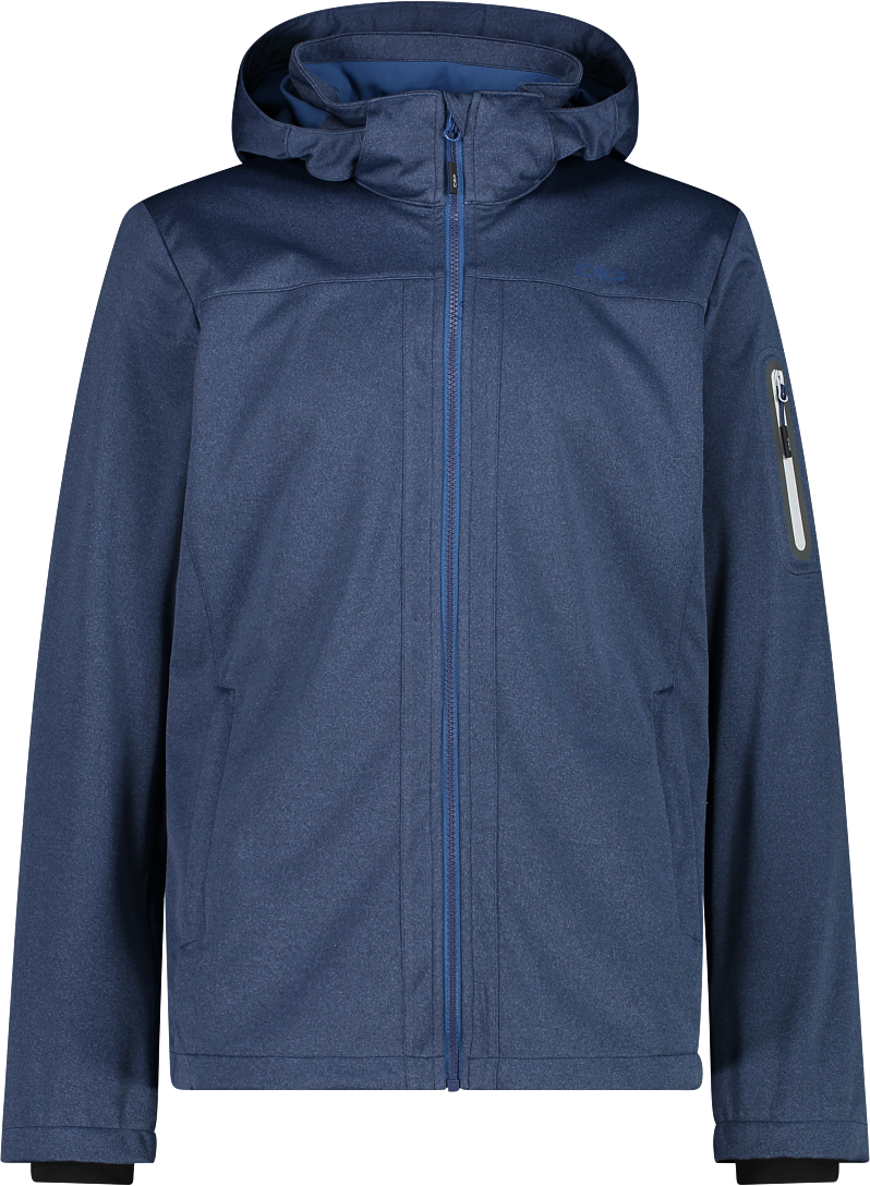 CMP Herren Jacke aus Light Softshell mit abnehmbarer Kapuze, Gr. 52