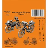 CMK - CZECH MASTER KITS CMK 7380028 1:72 Wehrmacht Bicycle (2 Stück)