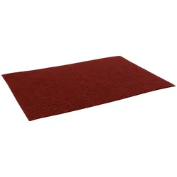 Nadelvliesteppich "MALTA", rot, B:200cm H:2,5mm L:700cm, Polypropylen, PRIMAFLOR-IDEEN IN TEXTIL, Teppiche, strapazierfähig, Uni-Farben, Kurzflor Teppich, Nadelvlies