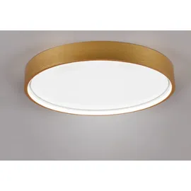 Trio Doha 1 LED rund Messing matt Ø 45 cm