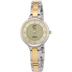 ETT Eco Tech Time Solaruhr ETT ELS-12148-61M Diamond Lady Solar Drive Titan D