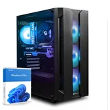 dcl24 de dcl24 AMD Gaming PC 7 5700X3D AMD RX7700XT 12GB DDR4 Desktop Gamer PC mit 8x4 1 Tower mit