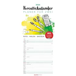 Kreativ-Kalender Planer für 2 - Kalender 2026