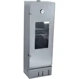 Massiver Edelstahl Räucherofen/Räucherschrank mit Sichtscheibe - 120 cm Höhe - in Deutschland gefertigt