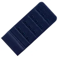 Miss Perfect Wow 2 Go BH Verlängerung 3 Haken Blau Navy BH Verschluss Erweiterung Bra Extender 4,5 cm Breite - Einheitsgröße