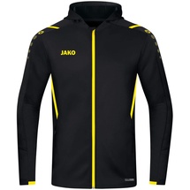 Jako Herren Kapuzenjacke Challenge Schwarz/Citro, L