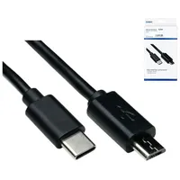 DINIC USB Kabel USB 2.0 USB A USB B Schwarz