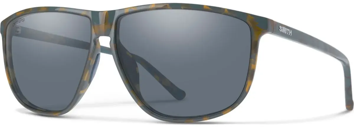 Smith Mono Lake flint / tarmac tortoise chromapop polarized slate (IPR-63E3)