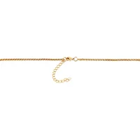 Adelia's Kordelkette Unisex Edelstahl Gold 55 cm