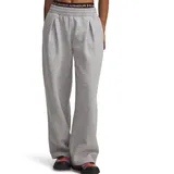 Under Armour Rival Fleece Script Pt Grau XL
