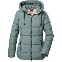 G.I.G.A. DX Damen Steppjacke mit Kapuze GW 68 WMN QLTD JCKT, aquaverde, 40,