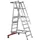 Euroline Premium Aluminium-Podestleiter 6 Stufen (327706)