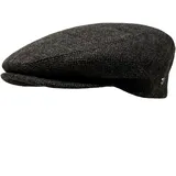 WEROR Herren Schiebermütze Flatcap Schirmmütze Cap Mütze Fischgrät WEROR-393.1 (55, Braun) - 55