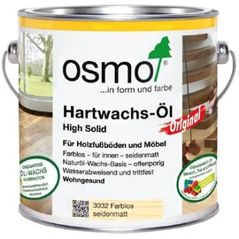 OSMO Hartwachs-Öl Original High Solid 2,5 l farblos seidenmatt