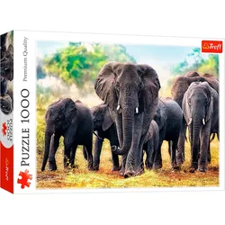 Trefl Puzzle Afrikanische Elefanten, 1000 .. (1000 Teile)