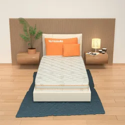 MiaSuite Mehrschichtige Matratze 90x200 Höhe 25 cm - Memory, Relaxa-Gel, Bezug Aloe Vera | Top Air Relaxa