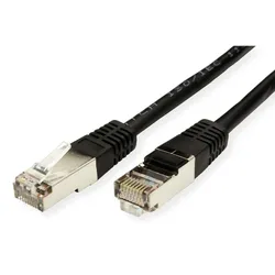 ROLINE Patchkabel Kat.5e (Class D) FTP, schwarz, 3 m