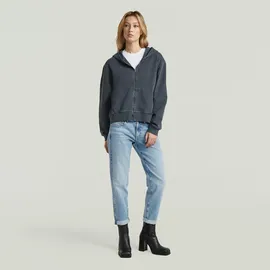 G-Star Damen Washed Zip Relaxed Sweatshirt - L