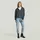 G-Star Damen Washed Zip Relaxed Sweatshirt - L