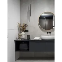 Nova Luce Trimle 1-flg. H 70 cm Ø 2,5 cm schwarz