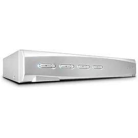 Lindy 39305 Tastatur/Video/Maus (KVM)-Switch Silber