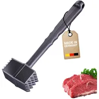 Westmark Fleischklopfer Robusto Black Edition 21,5 cm Aluminium grau