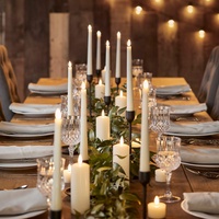 Lights4fun 15er Set TruGlow® LED Kerzen mit Fernbedienung Timer Hochzeitsdeko Tischdeko