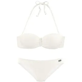 Buffalo Bügel-Bandeau-Bikini Damen Beige 34 Cup A